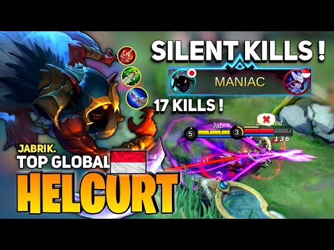 MANIAC! With 17 Kills [Top Global Helcurt] By Jabrik. - Mobile Legends
