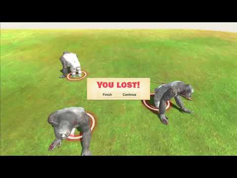 3 Cryolophosaurus vs 3x all units - Animal Revolt Battle Simulator