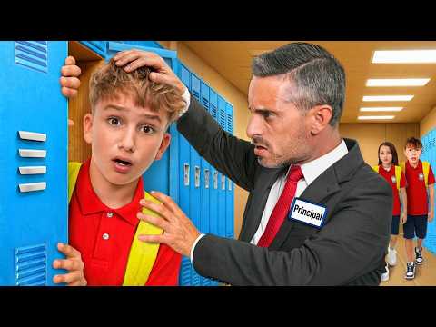 24 hours in The STRICTEST Cardboard SCHOOL!