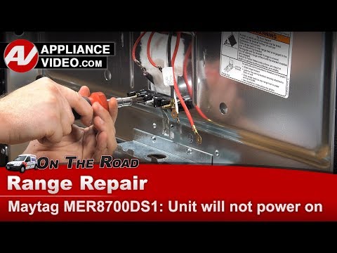 Maytag Stove Repair - Will Not Power On - Terminal Block