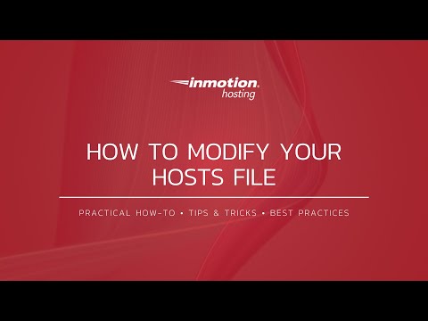 How to Modify Your hosts File Using Windows – InMotion Hosting Support ...