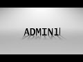 Typing Admin123 Text Animation With Blinking Cursor On Off White Background