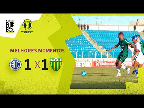 EMPATE RUIM PARA OS DOIS - Confiança 1 x 1 Ypiranga - Melhores Momentos - Série C