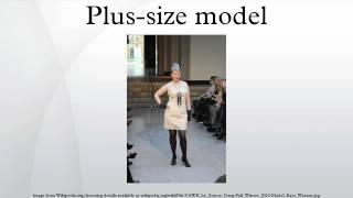Plus-size model