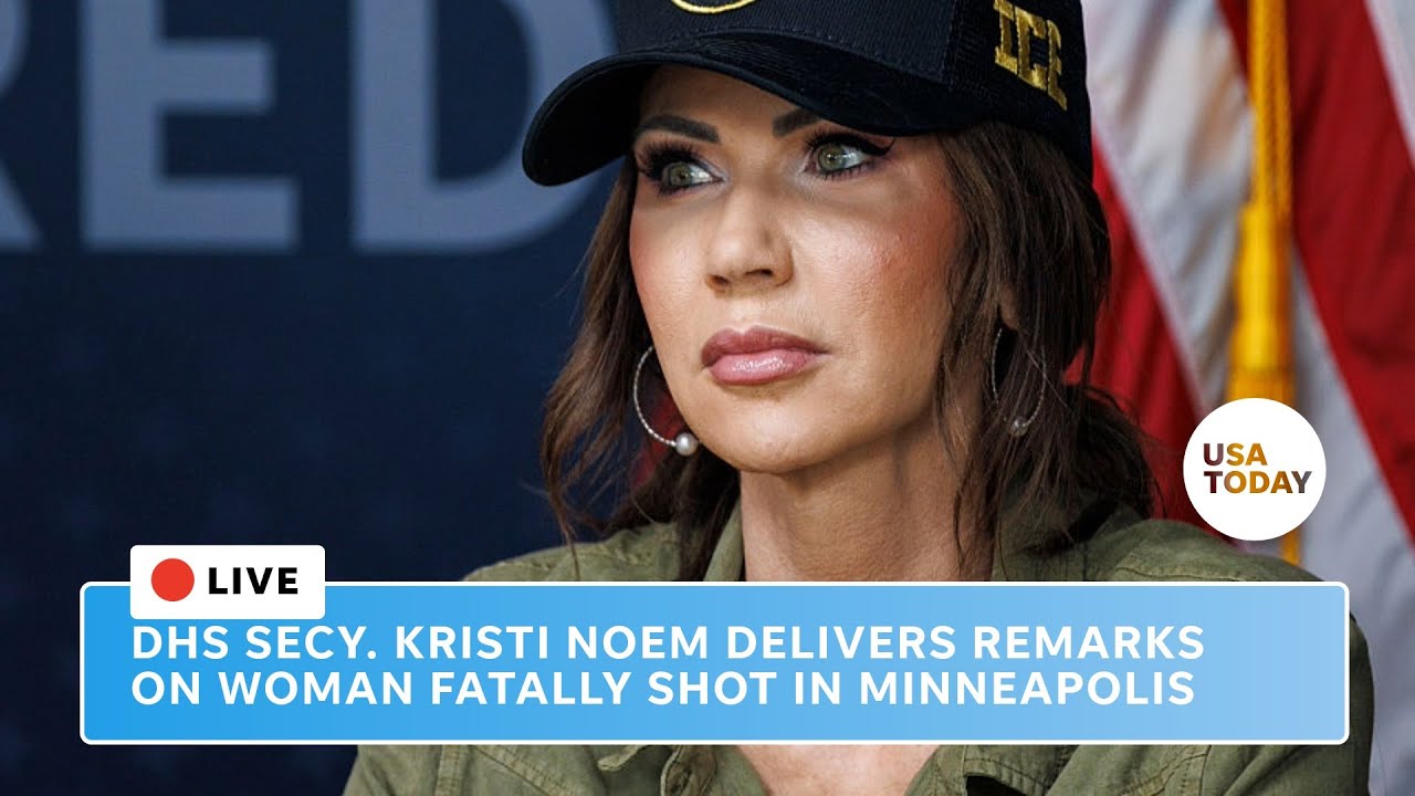 ICE shooting update from DHS Secy. Noem remarks after woman fatally shot in Minneapolis