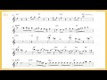 Stablemates - Dexter Gordon solo transcription
