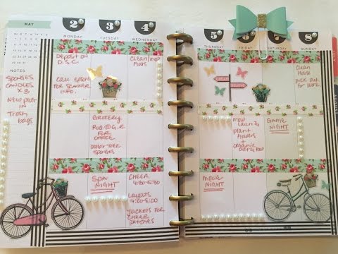 Plan With Me | Happy Planner | VINTAGE BICYCLE THEME Video