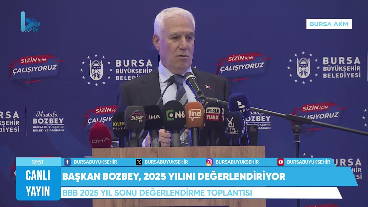 🎥 CANLI | Başkanımız Mustafa Bozbey, yıllık değerlendirme toplantısında açıklamalarda bulunuyor