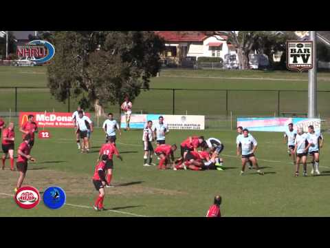 2015 NHRU Round 3 Catch up Premier 3 Highlights - Waratah v Nelson Bay