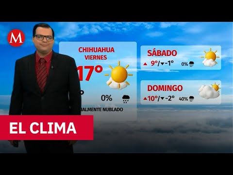 Clima de hoy viernes 9 de enero de 2026 | Pronóstico con Nelson Valdez