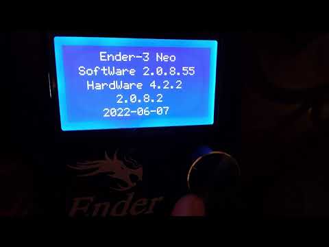 Creality Ender 3 Neo - Part 1 -  Upgrade to Latest Firmware