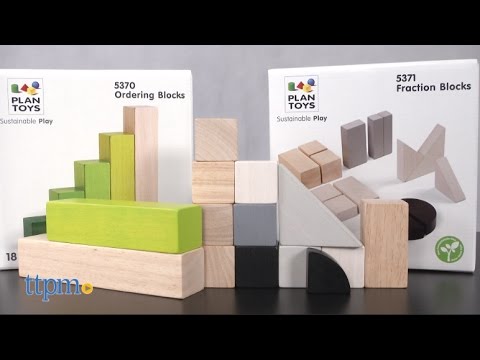 Essential Series Cubes, Fraction Blocks &  Ordering Blocks from Plan Toys