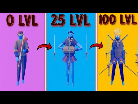 EVOLUTION OF THE SWORD CASTER  |  Totally Accurate Battle Simulator