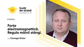 Forța electromagnetică. Regula mânii stângi.