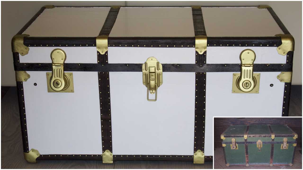 RINOVO VECCHIO BAULE / TRUNK MAKEOVER diy