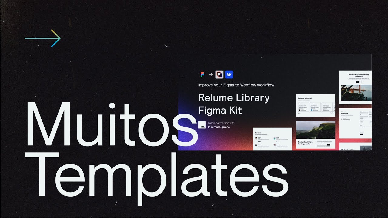 Milhares de templates de websites no Figma GRÁTIS