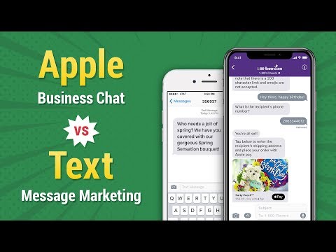 Apple Business Chat vs Text Message Marketing