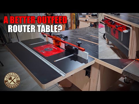 Folding Router Table - Building My Ultimate Outfeed Table Build - Part 2