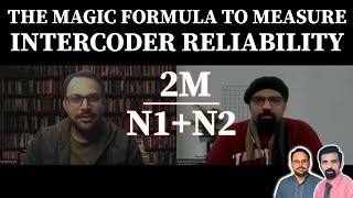 The Magic Formula to Measure Intercoder Reliability in Content Analysis - Urdu/Hindi