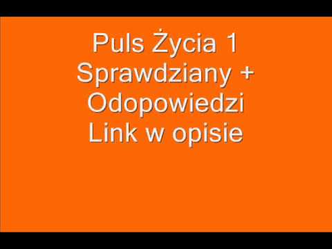 Puls Życia 1 sprawdziany z odpowiedziami