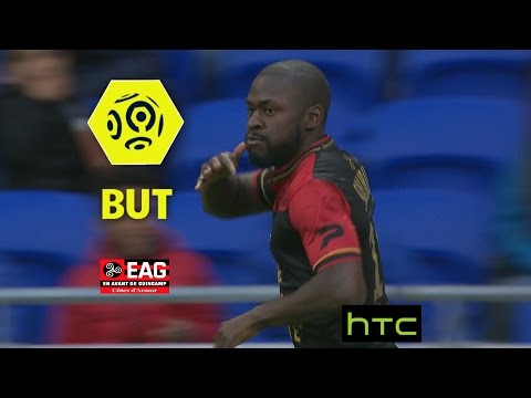 But Yannis SALIBUR (46') / Olympique Lyonnais - EA Guingamp (1-3) -  / 2016-17