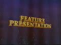 Disney Feature Presentation 2001 Intro