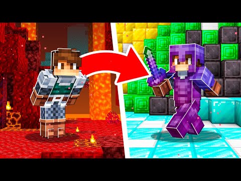 Minecraft, but THE NETHER is EXTREMELY OP...