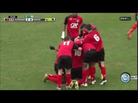 Coupe Gambardella : le but de Ludovic Blas (En Avant de Guingamp) face à Nantes