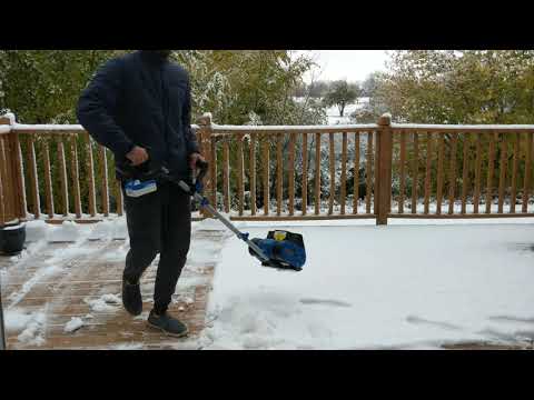 Best Snow Joe 24V SS10 24 Volt iON+ Cordless Snow Shovel Kit, A foot of snow is nothing for this Sno