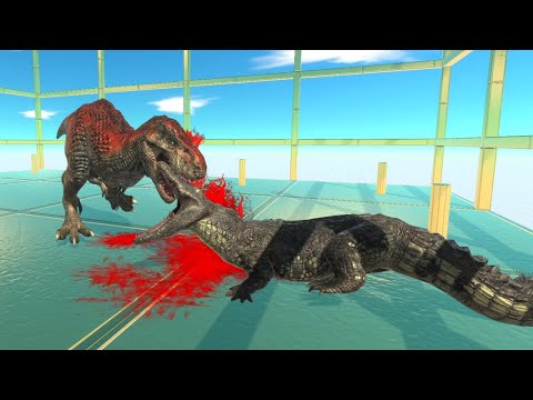 PURUSSAURUS vs EVERY UNIT in GOLDEN CAGE - Animal Revolt Battle Simulator Gameplay