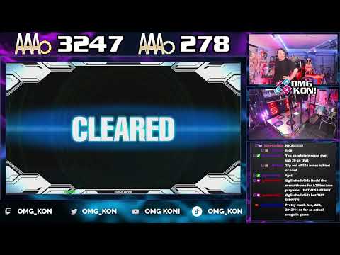 OMG KON! | DDR System Songs+Replicant Mix (D-EXPERT 13) PFC AAA 999,850 [DDR A3]