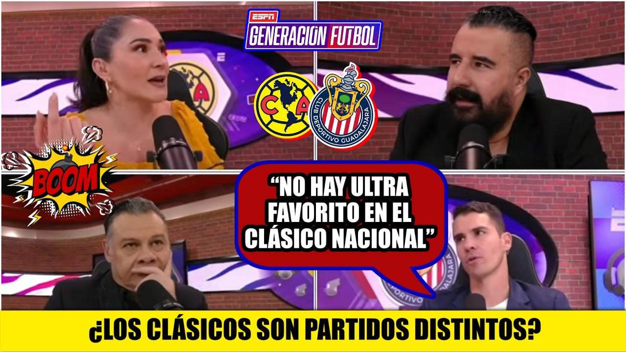 AMÉRICA vs CHIVAS: La POSICIÓN EN LA TABLA NO IMPORTA en los CLÁSICOS: Desireé | Generación F