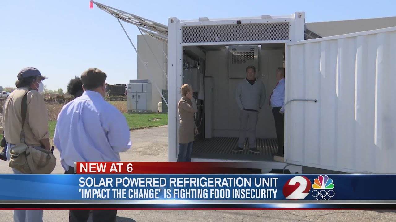Solar-powered refrigeration unit unveiled in Miamisburg