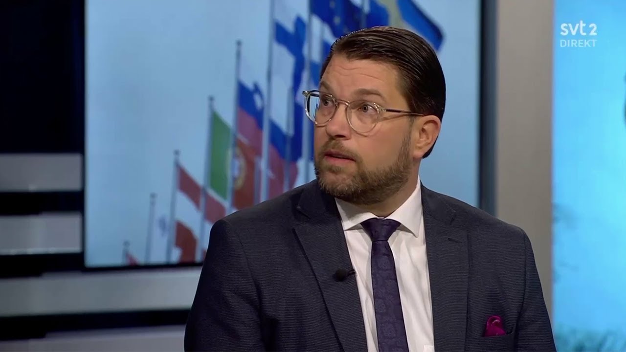 Jimmie Åkesson debatterar säkerhetsläget mot Magdalena Andersson (S)