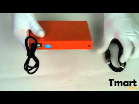 35.99 Slim Portable USB 2.0 DVD RW External Optical Drive Orange-N00164
