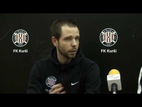 2014.01.11. FK Kurši - Ulbroka/FS Masters (5-3) - Intervija