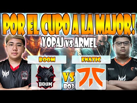 BOOM ESPORTS VS FNATIC BO3[GAME 2]-YOPAJ VS ARMEL-DPC SEA 2022 TOUR 3:DIVISION 1- DOTA 2 PRO