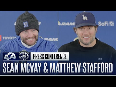 Sean McVay & Matthew Stafford Postgame Press Conference After Divisional Win vs. Bears