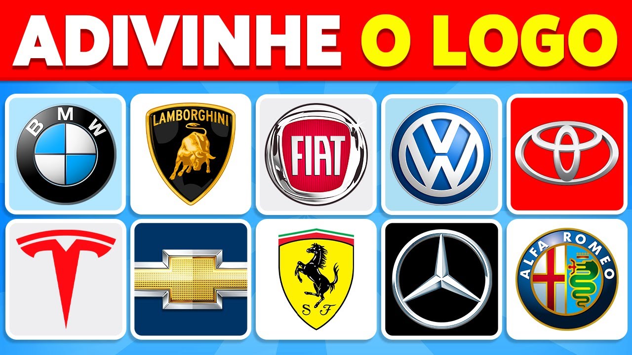 🤔 ADIVINHE 60 LOGO | Edição CARROS | Fácil, Médio, Difícil, Impossível