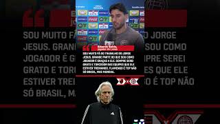 OLHA SÓ O QUE O ATACANTE DO LANÚS FALOU SOBRE O FLAMENGO E O JORGE JESUS!!! 😱😱😱 #shorts