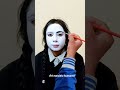 Wednesday Addam Painting On Face Art Wednesday Addam Face Art Drawing Wednesday Addam