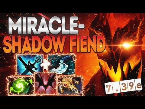 MIRACLE- Shadow Fiend Full Magical Gameplay 7.39e 💥