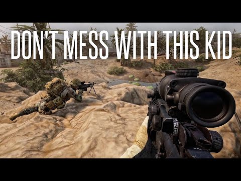 This kid absolutely DESTROYS guy making fun of him in SQUAD