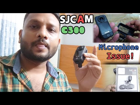 Microphone issue in sjcam c300 | how to connect external microphone || best low budget action camera