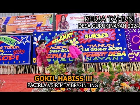 ADU PERKOLONG - KOLONG PERTAMA | PACIRLA & RIMTA Br GINTING| DESA GURUKINAYAN 18 -19 Oktober 2024
