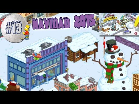 Los Simpson Springfield "Navidad'15: Cap. 13 - Cabaña de Virgil y Mansión jengibre nivel 3" - Tony