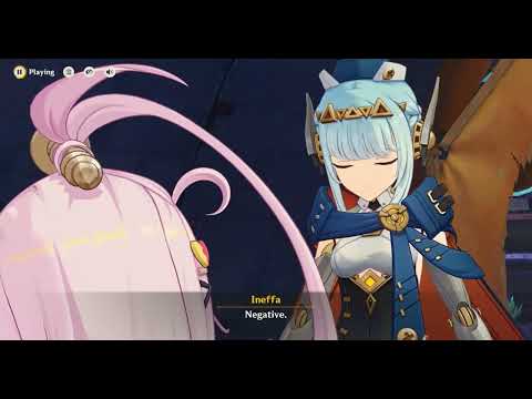 AINO & INEFFA INTERACTION IN JP IS CUTE AS HELL | Genshin Impact 6.0 Luna