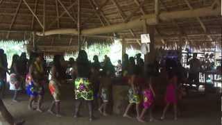 Traditional Embera Music in Emebera Puru, Colon, Panama 2
