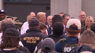 トランプ大統領、ワシントンD.C.にて法執行機関および軍関係者と合流