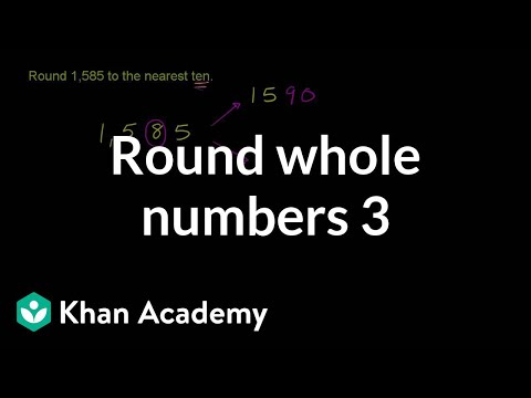 Rounding Whole Numbers 3